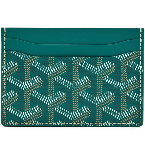 goyard card holder green|goyard card holder price paris.